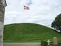 Gravhøjen "Thyras Høj" i Jelling, Sydjylland