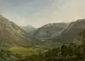 Johann Georg von Dillis - Gebirgstal (Gegend bei Ruhpolding)