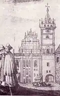 Catedral y torre de Sobieski. Principios del siglo XVIII