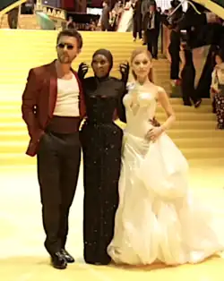 Ariana Grande and Cynthia Erivo at the Wicked Premiere in Mexico