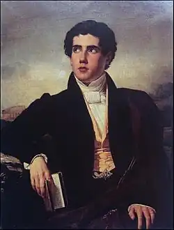 Retrato de Ramírez Rosales , obra de Monvoisin.
