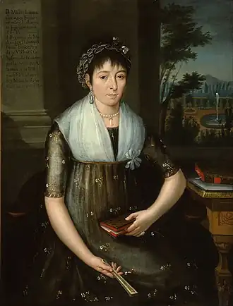 Retrato de María Luisa Gonzaga Foncerrada y Labarrieta (Museo Nacional de Arte, México)