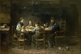 Comida de familia de campesinos (1882)
