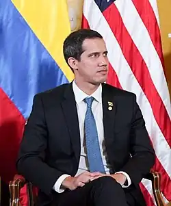 Juan Guaidó Márquez, (42 años) 23 de enero de 2019 - 5 de enero de 2023 (interino) parcialmente reconocido Sin cargo público actual