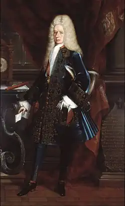 Retrato del virrey Fernando de Alencastre Noroña y Silva, c. 1717, MUNAL, Ciudad de México