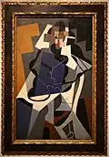 Mujer sentada, de Juan Gris, 1917.[59]​