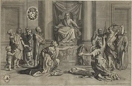 Gravure par Jean Dughet, entre 1653 et 1670.