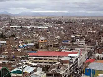 Juliaca es la segunda ciudad de mayor tamaño en el Altiplano con más de 300 000 habitantes.