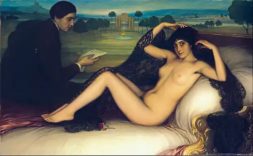La Venus de la poesía, de Julio Romero de Torres, 1914.