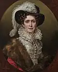 Retrato de Carolina de Baden, 1823