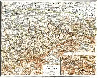 El Reino de Sajonia en 1895