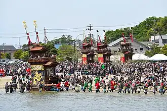 Festival de mareas de Kamezaki (ciudad de Handa)