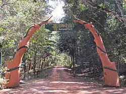 Entrada al parque.