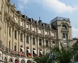 Rondell edificios en Karlsplatz, Múnich, 1899–1900