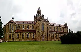 Vista de la iglesia desde el parque