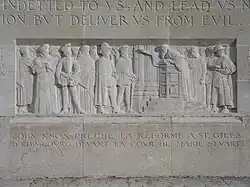 John Knox predica la Reforma en la catedral de Edimburgo ante la corte de María Estuardo (agosto de 1565).