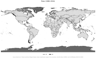 alt= Clima de tundra (ET) Clima gélido (EF)