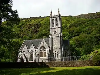 Abadía de Kylemore, neogótica.
