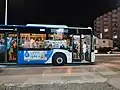 Autobús interurbano en la Región de Murcia.