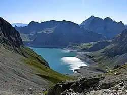 panorámica lago Lünersee