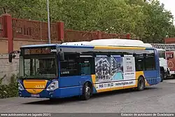 L7 en la estación de autobuses de Guadalajara agosto2021 www.autobusesbcn.es