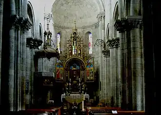 Nave principal y el sagrario