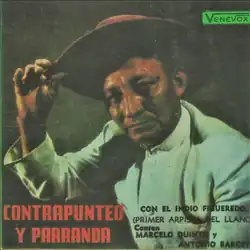 Portada del LP Contrapunteo y parranda del "indio" Figueredo