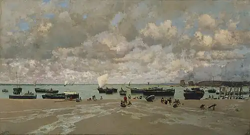 Desembocadura del Bidasoa (1872), Museo del Prado.