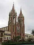 Templo parroquial de La Capilla, santuario de La Virgen de La Candelaria.