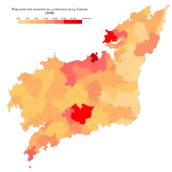 Población por municipio (2018)
