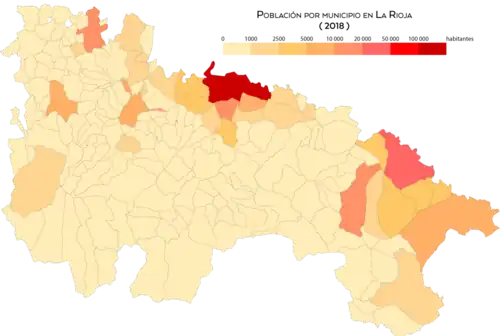 Población por municipio (2018)