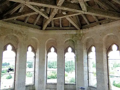 Belvedere en la última planta de la torre oriental