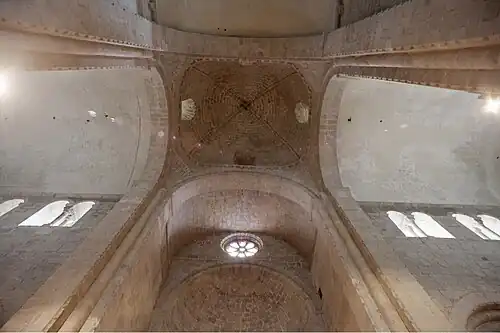 Bóveda y cúpula del transepto