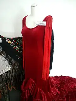 Traje de flamenca.