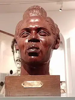 "La belleza negra", escultura de Hena Rodríguez Parra de 1944, expuesta en el Museo Nacional de Colombia.
