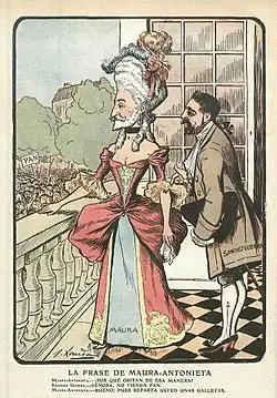 «La frase de Maura-Antonieta» (Gedeón, 1904)