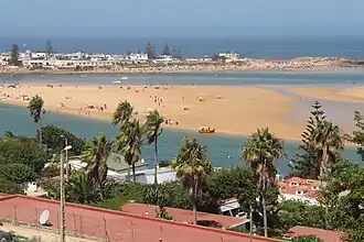 La ciudad de Oualidia con el clima mediterráneo oceánico
