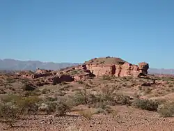 Formación rocosa llamada La Tortuga.