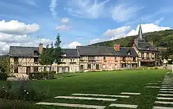 La villa de Le Bec-Hellouin