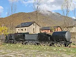 Antiguo tren de carbón