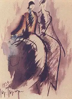 Señoras con miriñaques