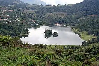 Laguna de Atezca en Molango de Escamilla.
