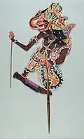 Marioneta de teatro de sombras Wayang Kulit – Ganesha (India)
