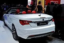 Lancia Flavia Paris 2012, vista trasera.