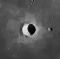 Imagen de la misión Lunar Orbiter 4 de Lansberg A