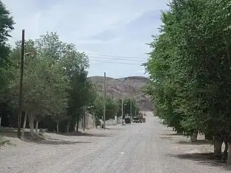 Calle típica del poblado.