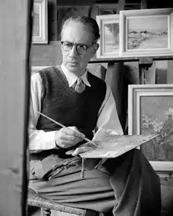 Imagen de pintor chileno Laureano Ladrón de Guevara