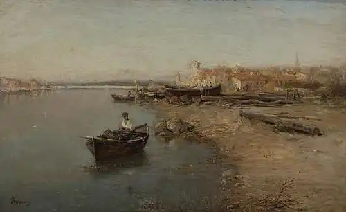 Tarde en Martigues (c. 1850), Bath, Victoria Art Gallery.