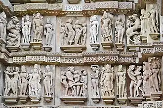 Tallas del templo de Lakshmana