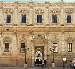 Palacio de los Celestinos (prefectura) (1549-1695), en Lecce